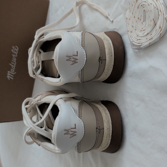 Madewell Kickoff Trainer Sneakers In Nubuck And Nappa Leather - Picture 7 of 14